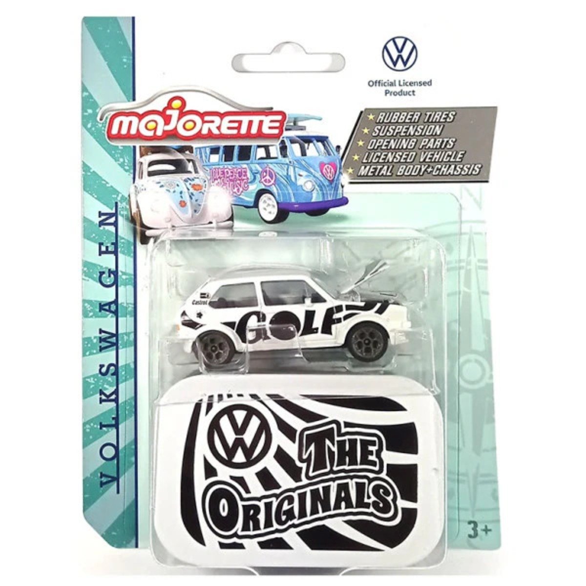 Majorette The Originals Deluxe Cars - Volkswagen Golf Mk1 Blanco